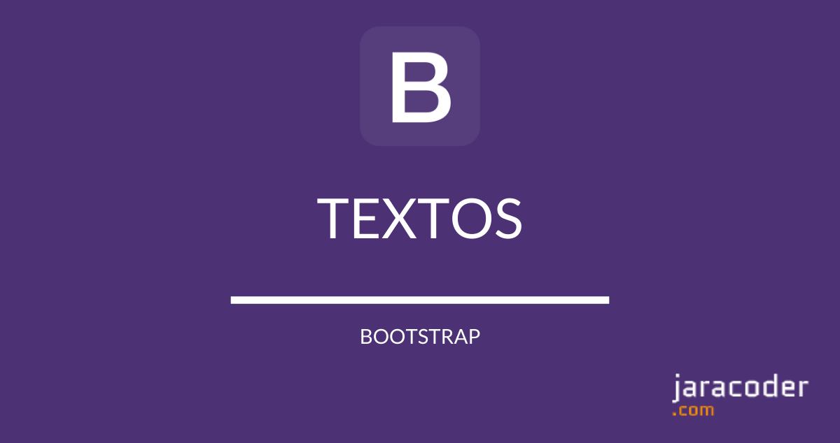 Bootstrap: Textos